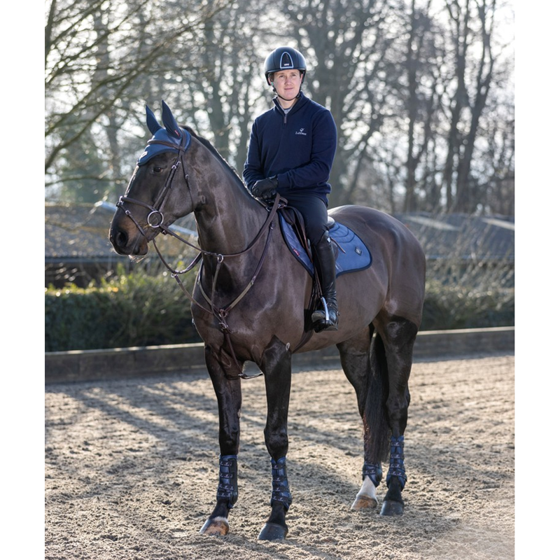 LeMieux Ultra Mesh Close Contact Square - Navy-1